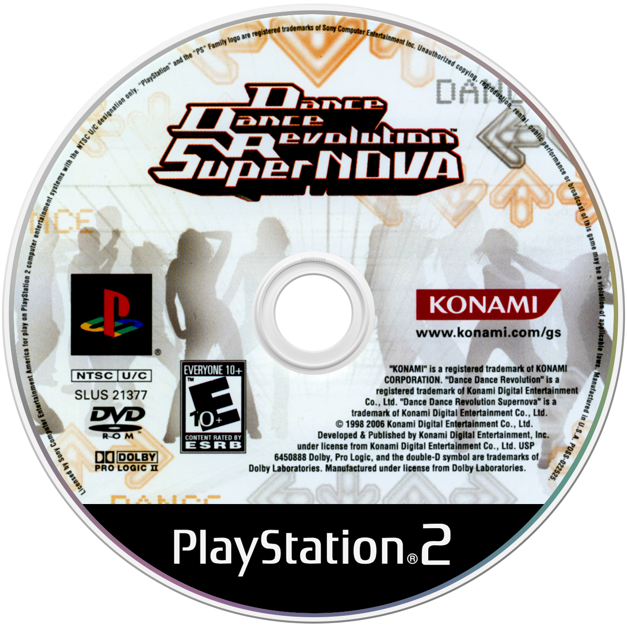 Dance Dance Revolution SuperNOVA media 5 for Playstation 2